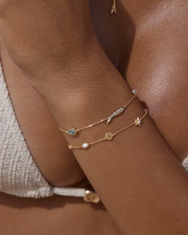 18k Gold Vermeil Wishing Bracelet