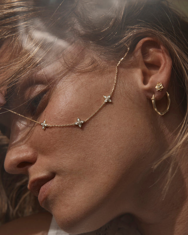 18k Gold Plated Lotus Dreams Choker