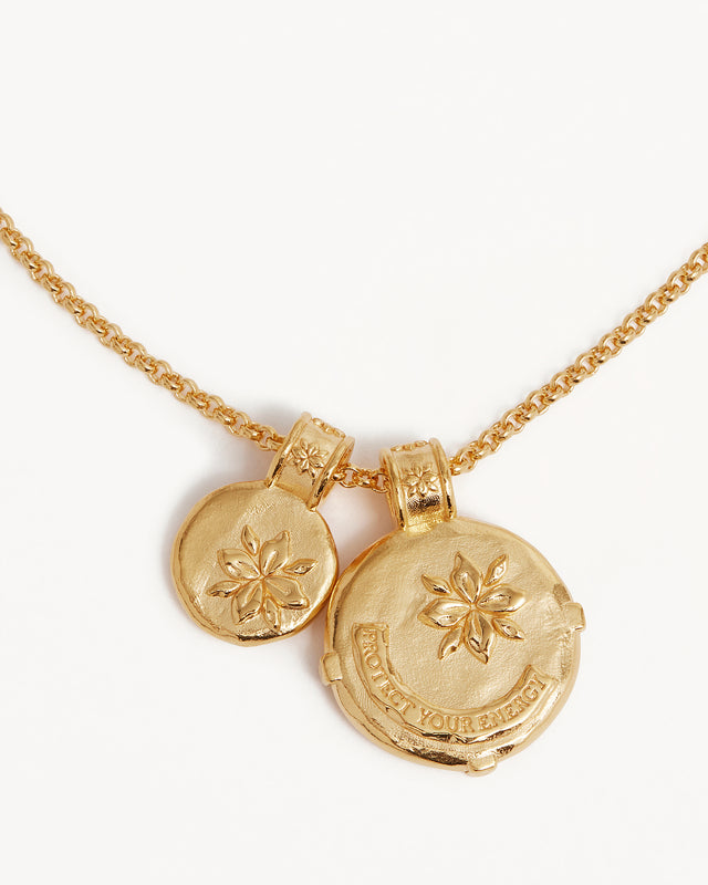 18k Gold Vermeil Protection of Eye Necklace