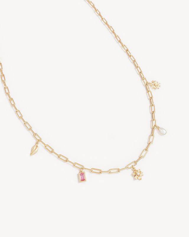 18k Gold Plated Seasons of You Link Choker