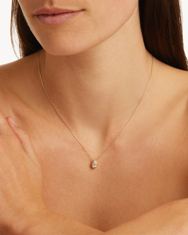 9k Solid Gold Echoes of Her 0.5ct Lab-Grown Diamond Necklace