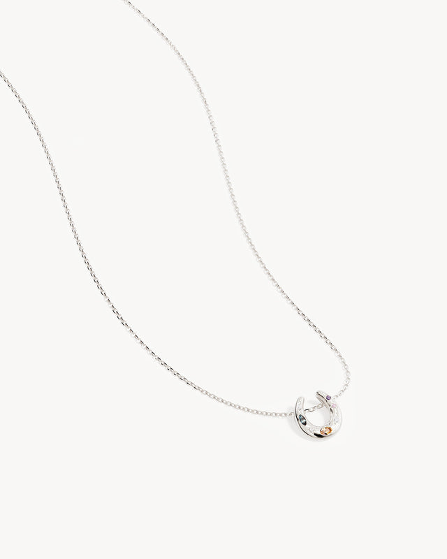 Sterling Silver Lucky Horseshoe Necklace