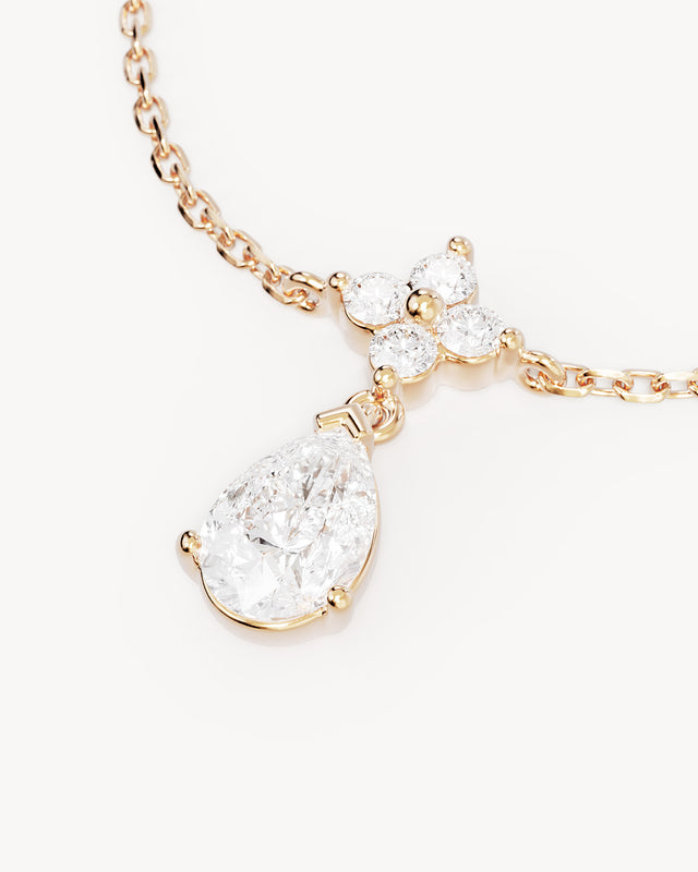 18k Solid Gold Renewal 0.5ct Lab Grown Diamond Necklace