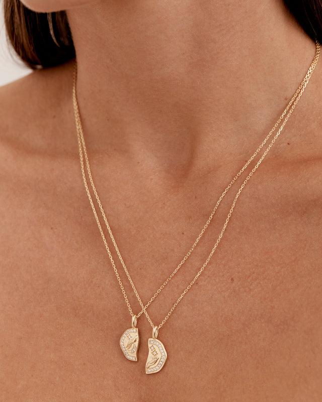18k Gold Vermeil Together We Are Magic Friendship Necklaces