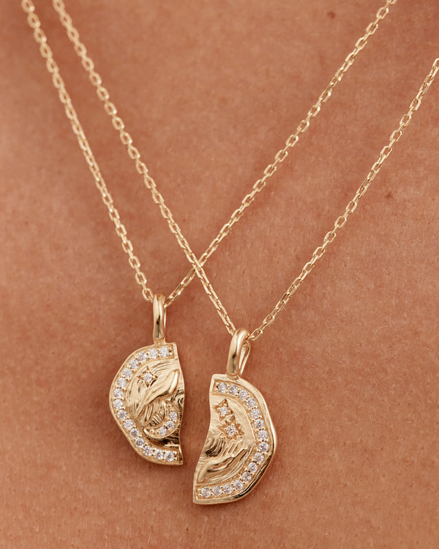 18k Gold Vermeil Together We Are Magic Friendship Necklaces