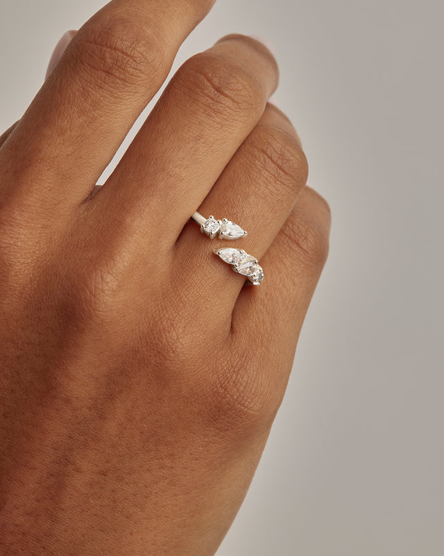 Sterling Silver Ocean Whisper Ring