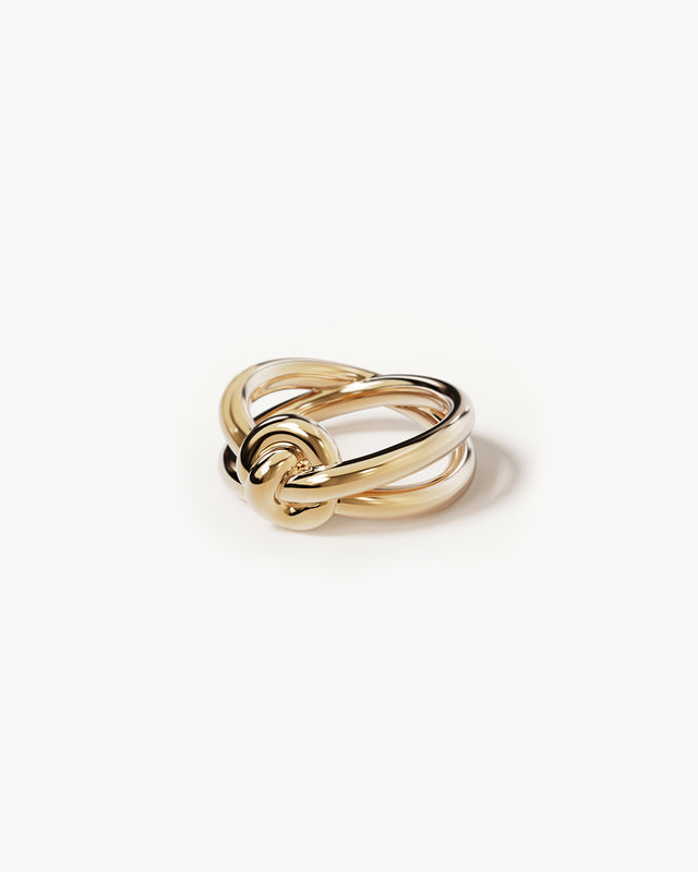 18k Gold Vermeil Endless Love Statement Ring
