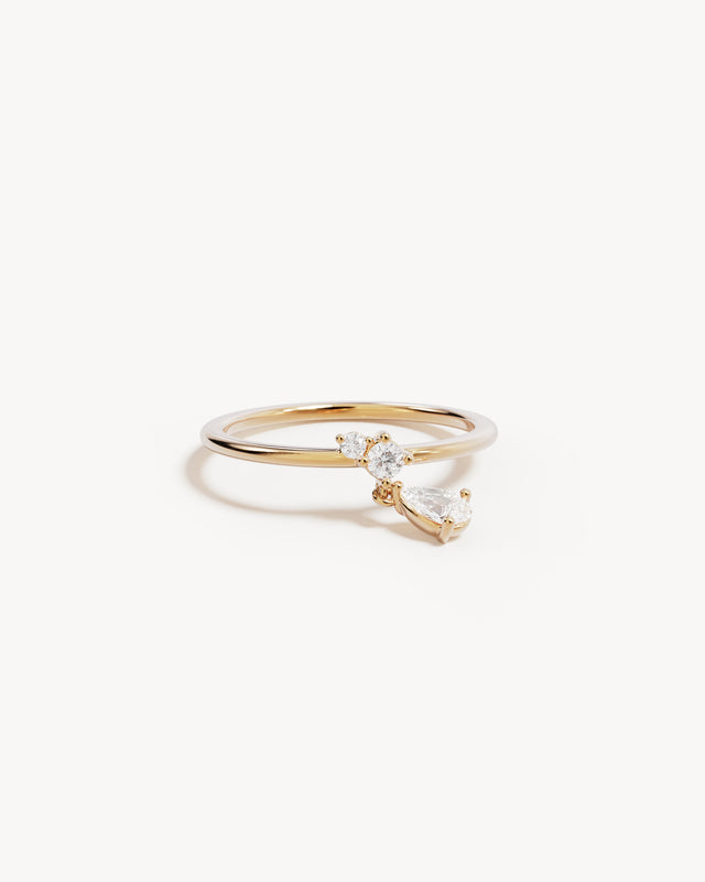 9k Solid Gold Silent Bloom Lab-Grown Diamond Ring