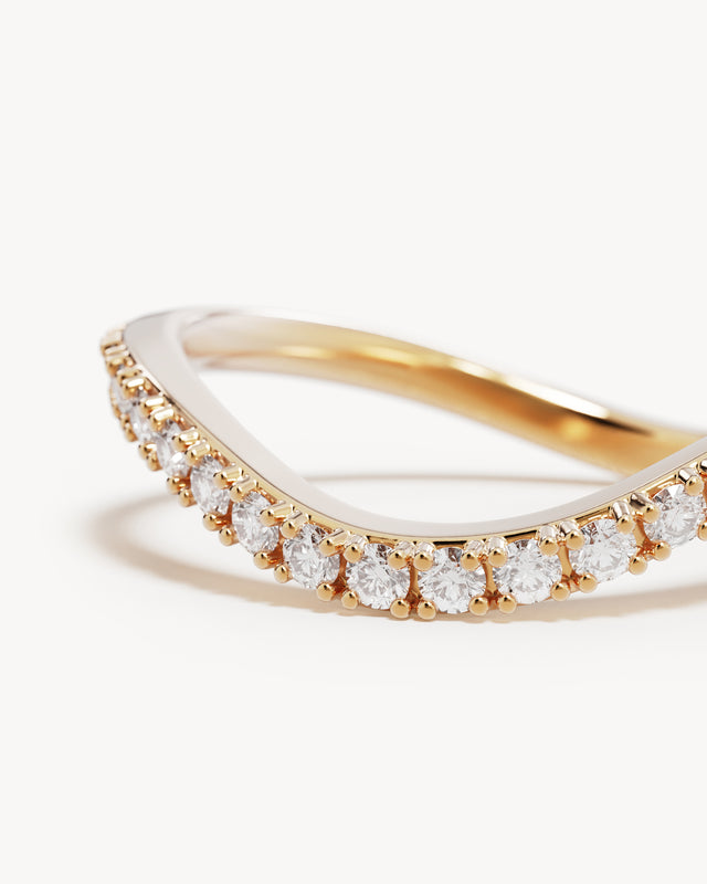 9k Solid Gold Sunkissed Lab-Grown Diamond Ring