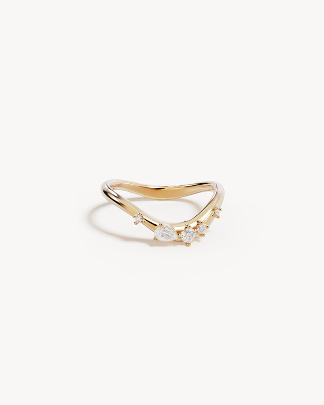 9k Solid Gold Morning Light Lab-Grown Diamond Ring