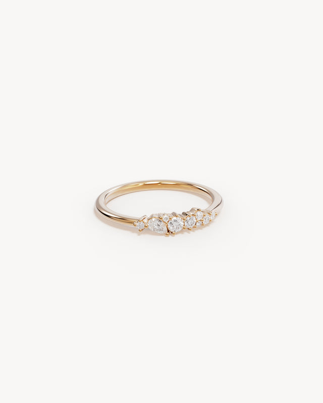 9k Solid Gold Sunkissed Stillness Lab-Grown Diamond Ring