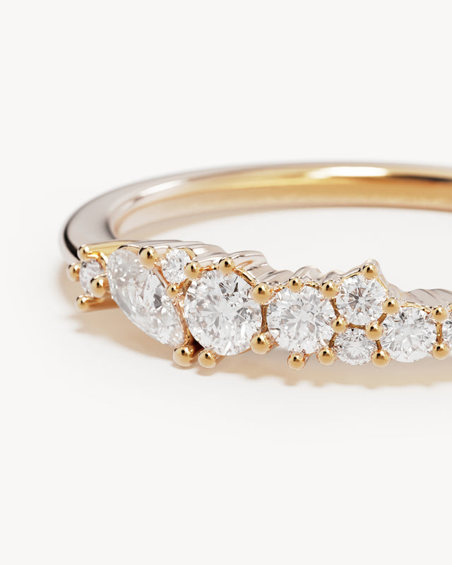 9k Solid Gold Sunkissed Stillness Lab-Grown Diamond Ring