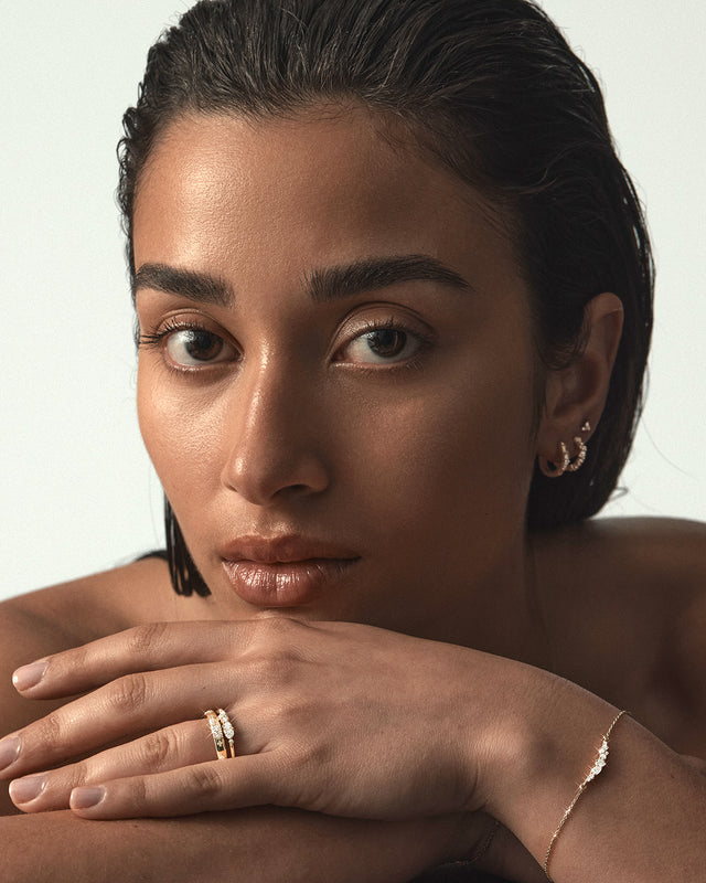 9k Solid Gold Beneath the Morning Light 0.5ct Lab-Grown Diamond Ring