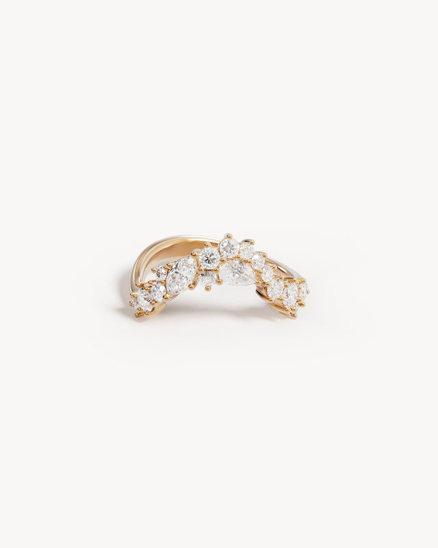 9k Solid Gold She Will Rise Lab-Grown Diamond Ring