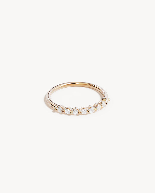 18k Solid Gold Droplets 0.35ct Lab Grown Diamond Ring