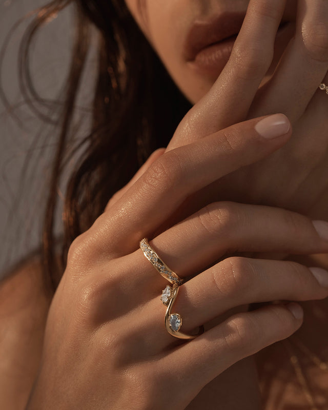 18k Gold Vermeil With Freedom I Become Ring