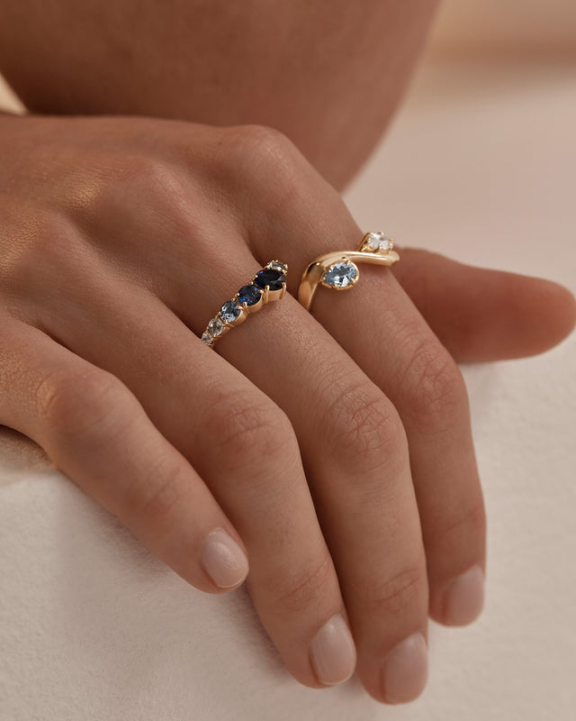 18k Gold Vermeil Endless Skies Ring