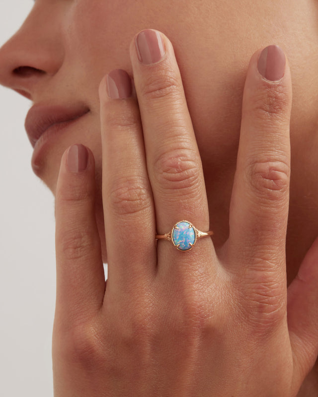 9k Solid Gold Enchanted Garden Ring