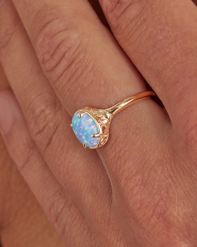 9k Solid Gold Enchanted Garden Ring