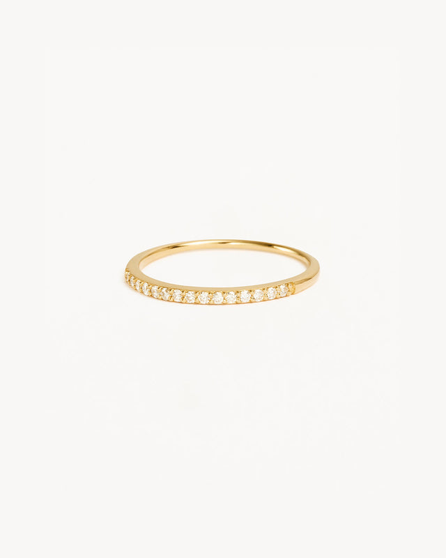 14k Solid Gold Diamond Halo Ring