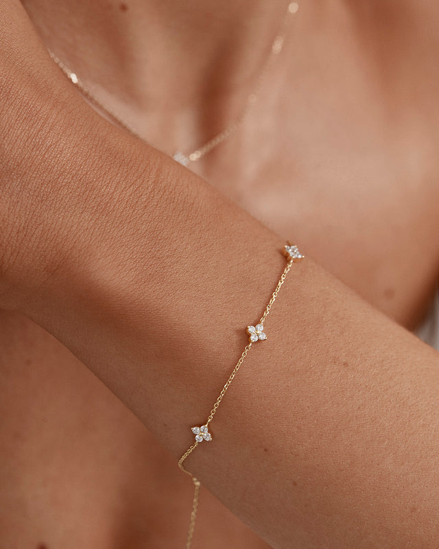 18k Solid Gold Renewal 0.9ct Lab Grown Diamond Bracelet