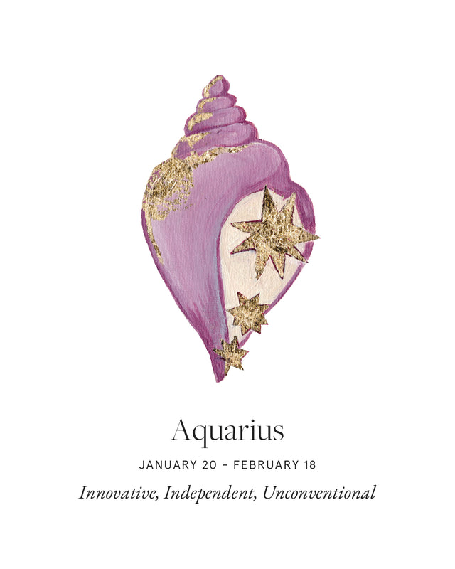 Sterling Silver You Are Magic Zodiac Necklace Aquarius