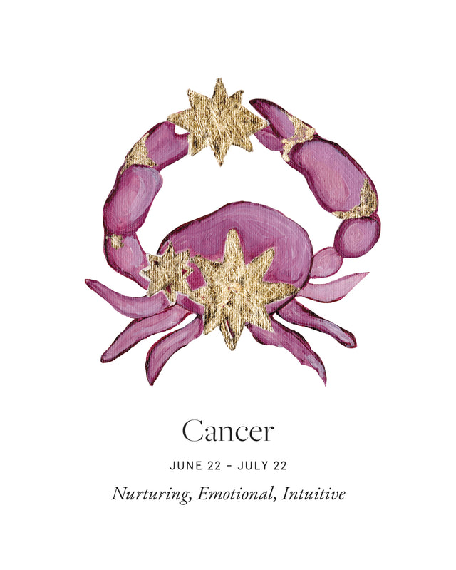 18k Gold Vermeil You Are Magic Zodiac Necklace Cancer