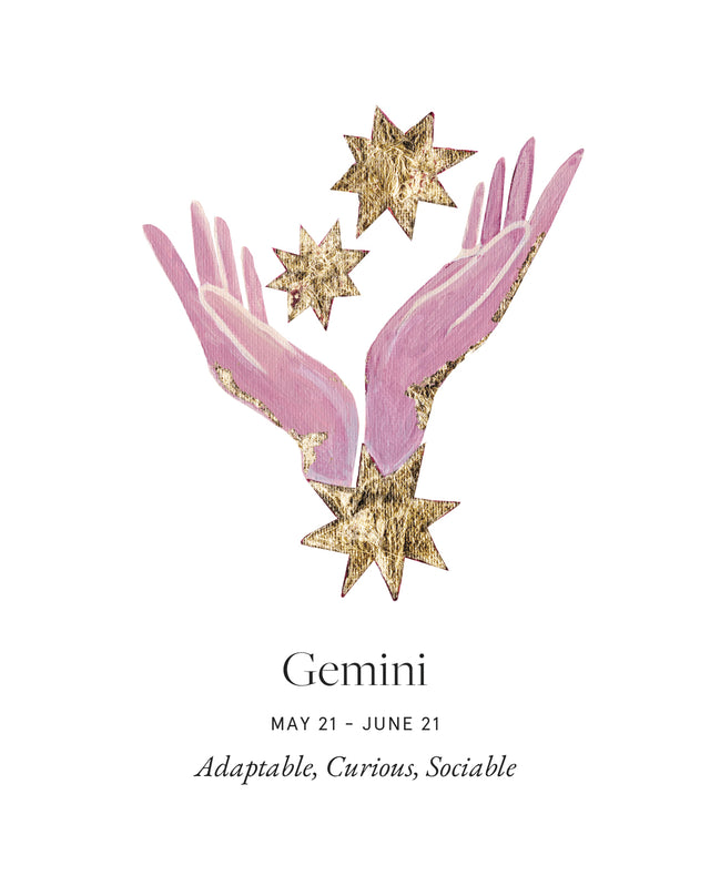 Sterling Silver You Are Magic Zodiac Necklace Gemini