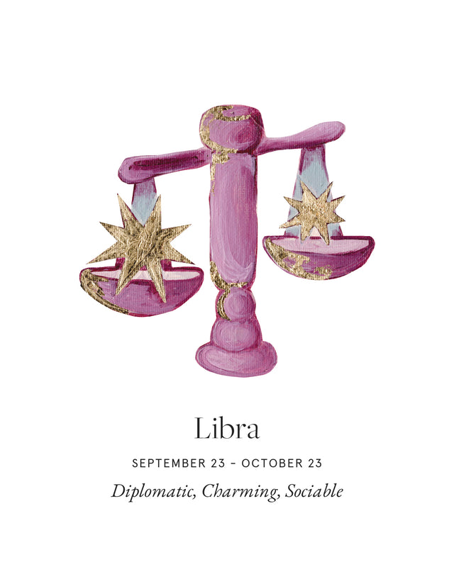 Sterling Silver You Are Magic Zodiac Necklace Libra