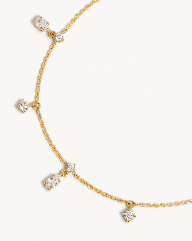18k Gold Vermeil No Rain, No Flowers Anklet
