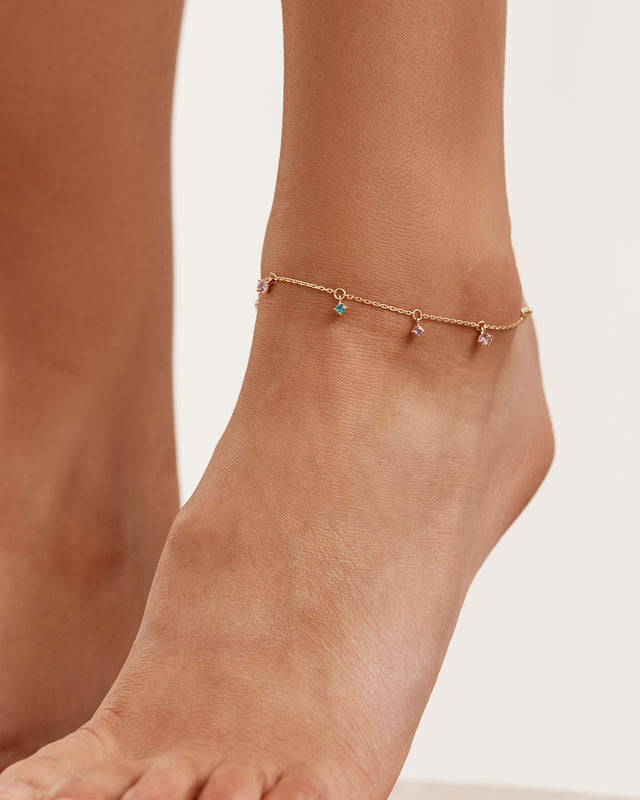 18k Gold Vermeil You Are Infinite Anklet