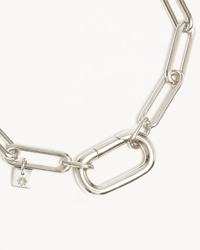 Sterling Silver With Love Annex Link Bracelet