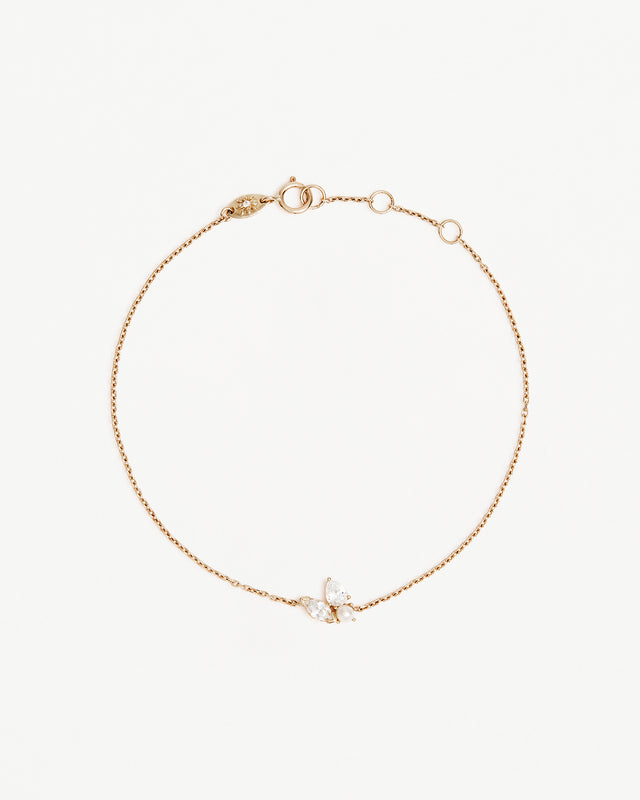 9k Solid Gold In Bloom Lab-Grown Diamond Bracelet