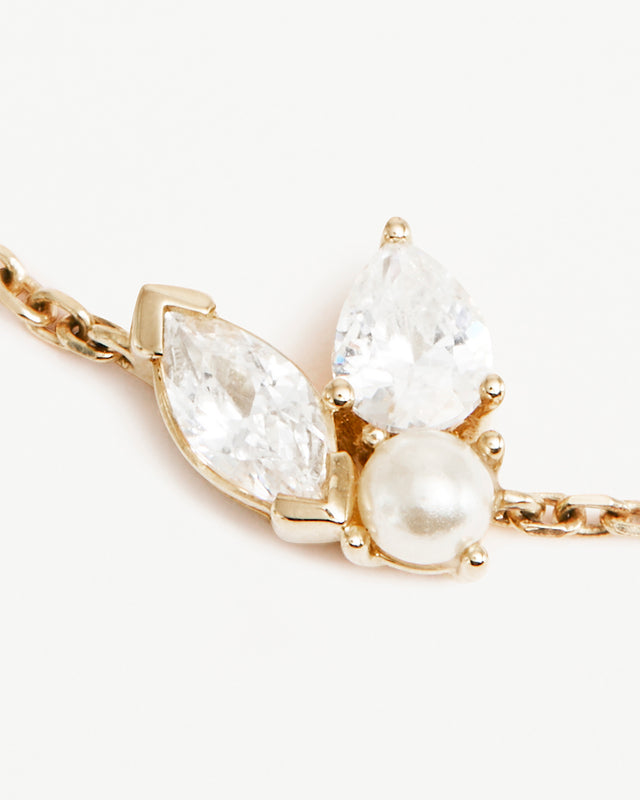 9k Solid Gold In Bloom Lab-Grown Diamond Bracelet