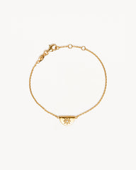 18k Gold Vermeil Lotus Bracelet