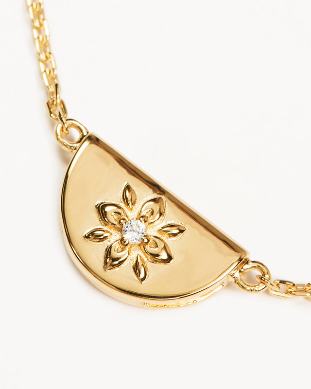 18k Gold Vermeil Lotus Bracelet