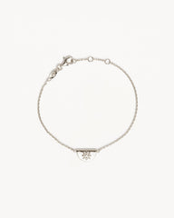 Sterling Silver Lotus Bracelet