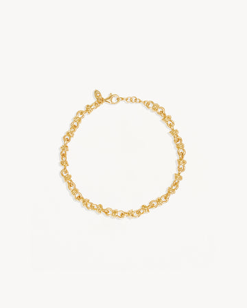 18k Gold Vermeil Entwined Bracelet – by charlotte