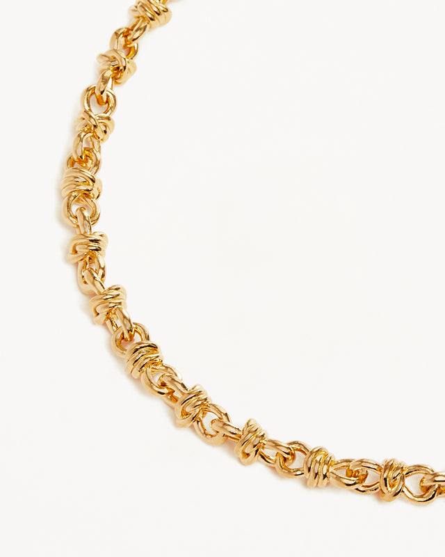 18k Gold Vermeil Entwined Bracelet