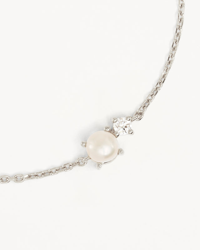 Sterling Silver Serenely Yours Pearl Bracelet