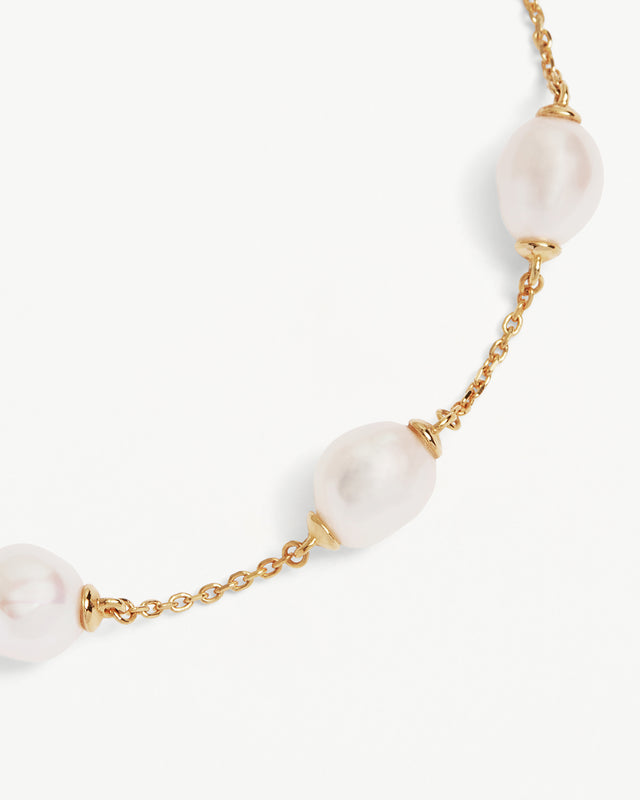 18k Gold Vermeil Harmony Pearl Bracelet