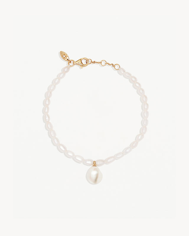 18k Gold Vermeil Forever Moments Pearl Bracelet