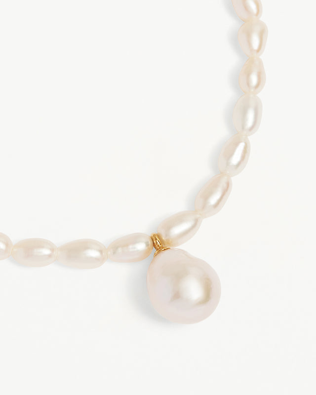 18k Gold Vermeil Forever Moments Pearl Bracelet