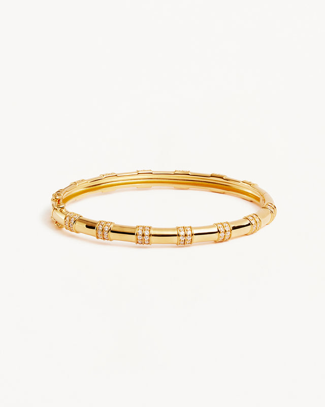 18k Gold Vermeil Shine Bright Hinged Bracelet