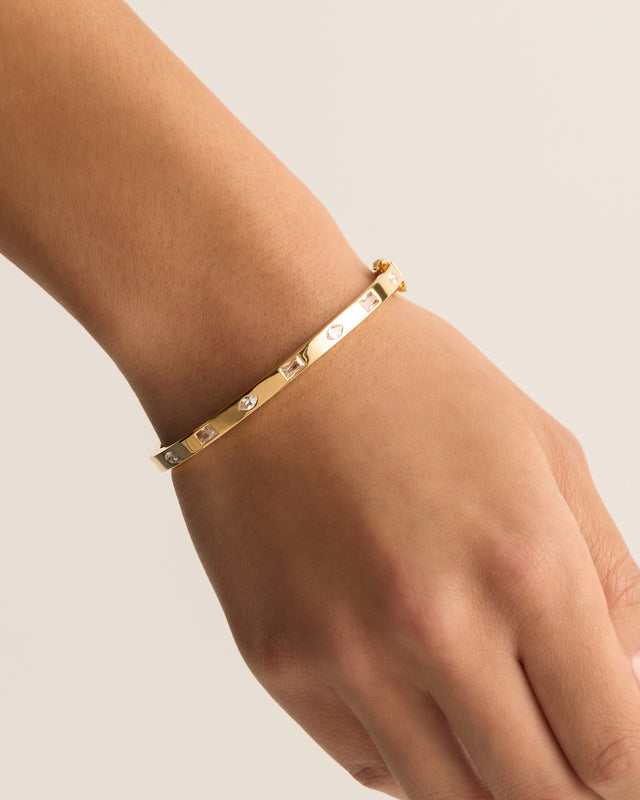 18k Gold Vermeil Magic of You Hinged Bracelet