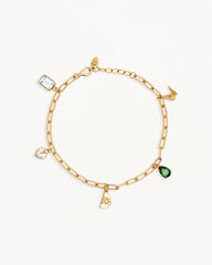 18k Gold Vermeil Wanderlust Charm Bracelet