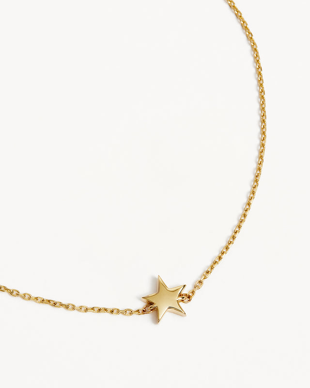 9k Solid Gold Wishing on a Star Bracelet