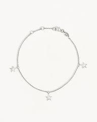 Sterling Silver Star Bright Bracelet