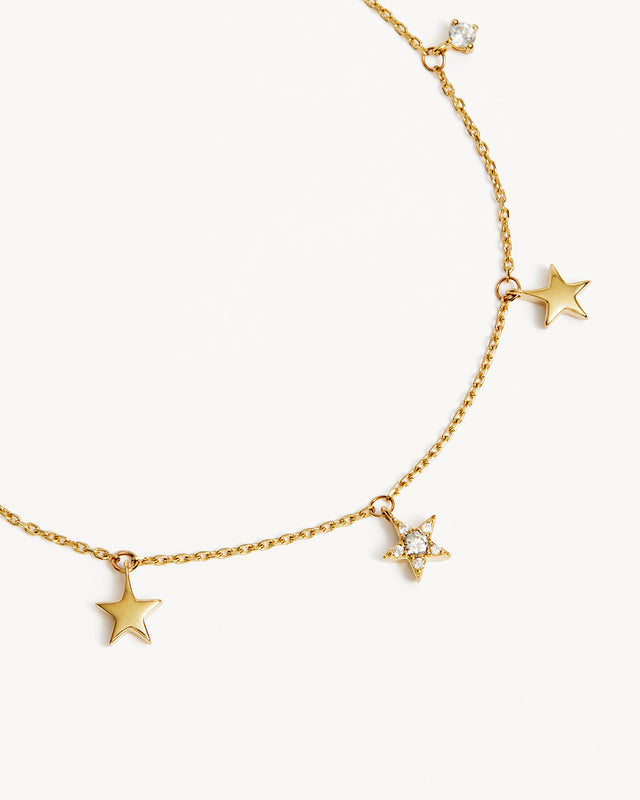 9k Solid Gold Stargazer Lab-Grown Diamond Bracelet