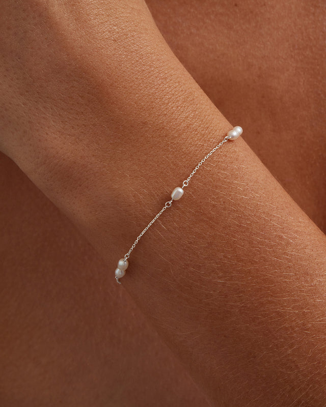 Sterling Silver Serene Dreams Pearl Bracelet